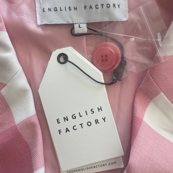 Blazer & Shorts Set by ENGLISH FACTORY Size Large - Picture 4 of 9